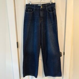 Universal Thread Dark Blue, Wide-Leg Jeans, Size 8